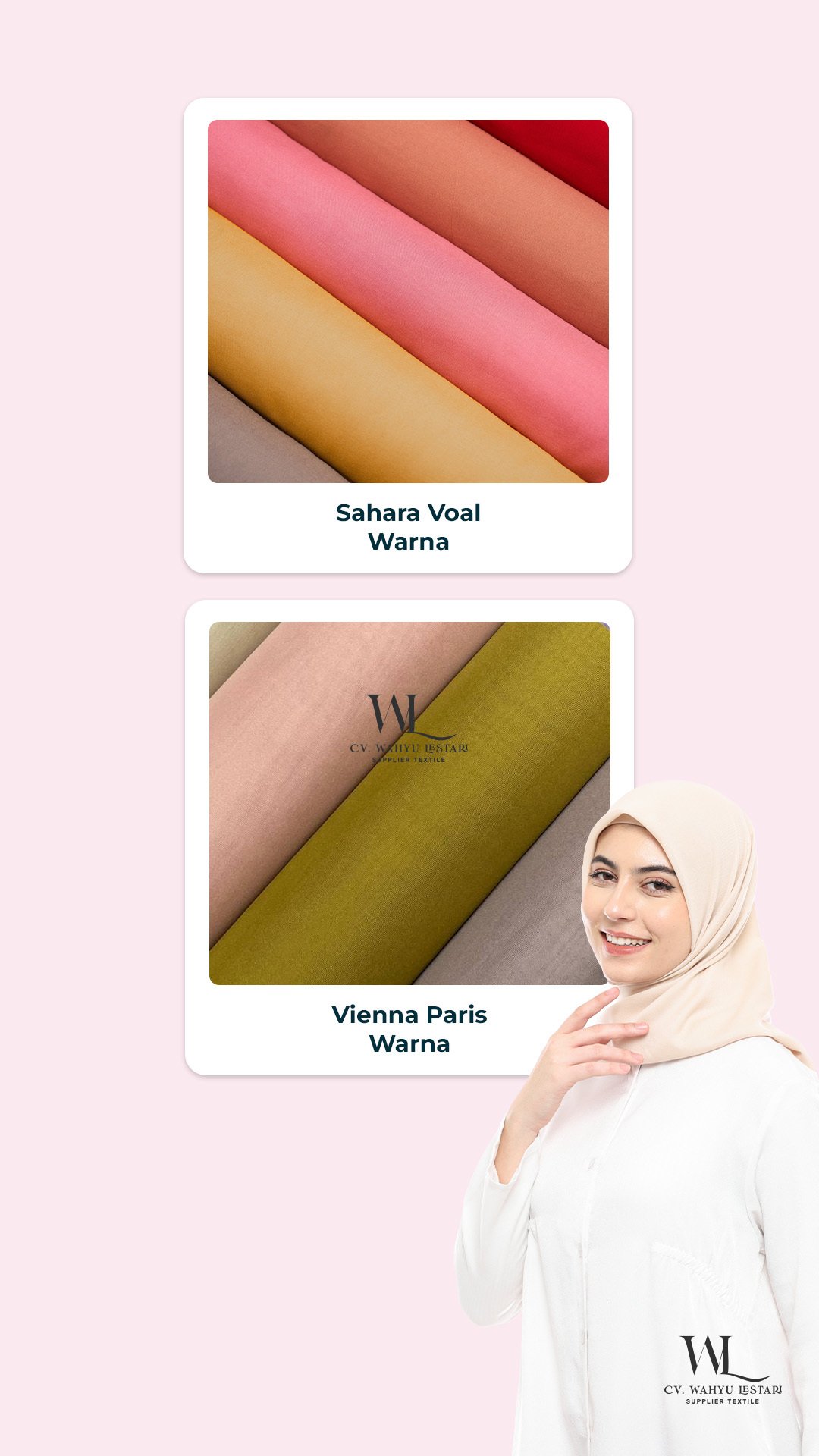 Sahara Voal Warna dan Vienna Paris Warna